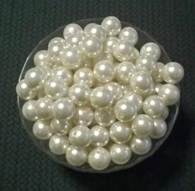 Plastové voskové korálky imitace perel 20 mm (AC266)