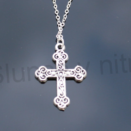 Náhrdelník, přívěšek Kříž stříbrný (BD71)
