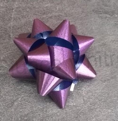 Dárková stužka, rozeta 7 cm (E672)