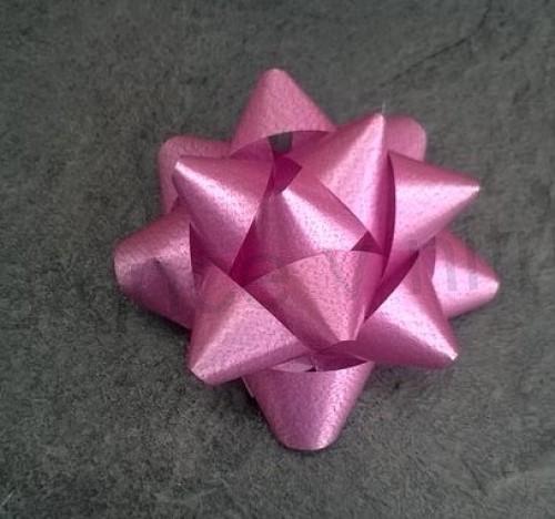 Dárková stužka, rozeta 7 cm (E672)
