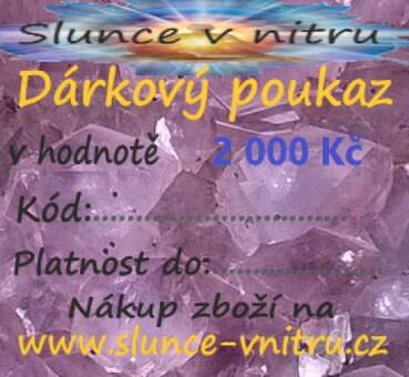 Dárkový poukaz 2 000 Kč (QT7)