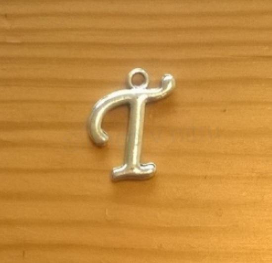 Přívěsek písmenko T 19 x 15 mm (AA137)