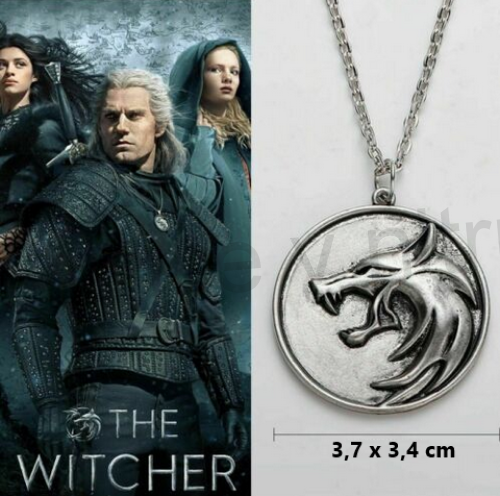 Náhrdelník Geralta s přívěškem Zaklínač - The Witcher Wild (BD683)