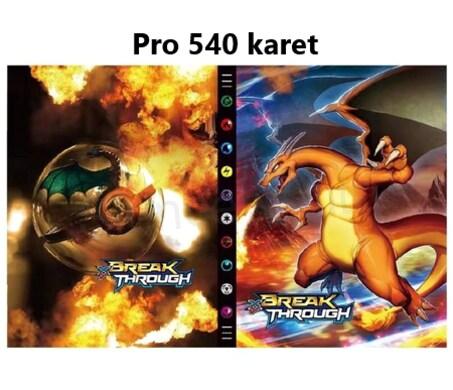 Album na pokemon karty velký - 540 karet číslo 5 (D715)