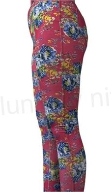 Dámské růžové barevné elastické legíny XL/2XL (K189)