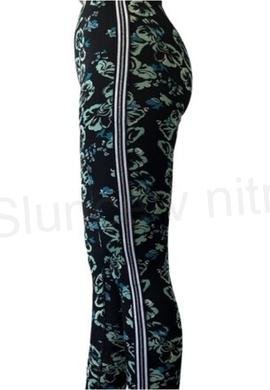 Dámské zelené barevné elastické legíny M (K199)