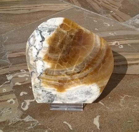 Aragonit řez 421 g (Slovenská Republika) (X1606)