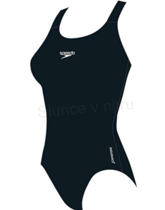 Sportovní dámské jednodílné plavky 2XL černé (K239)