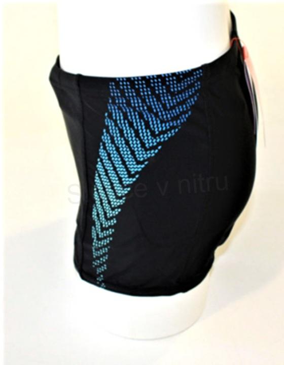 Sportovní chlapecké plavky 140 černo‑modré (W176)