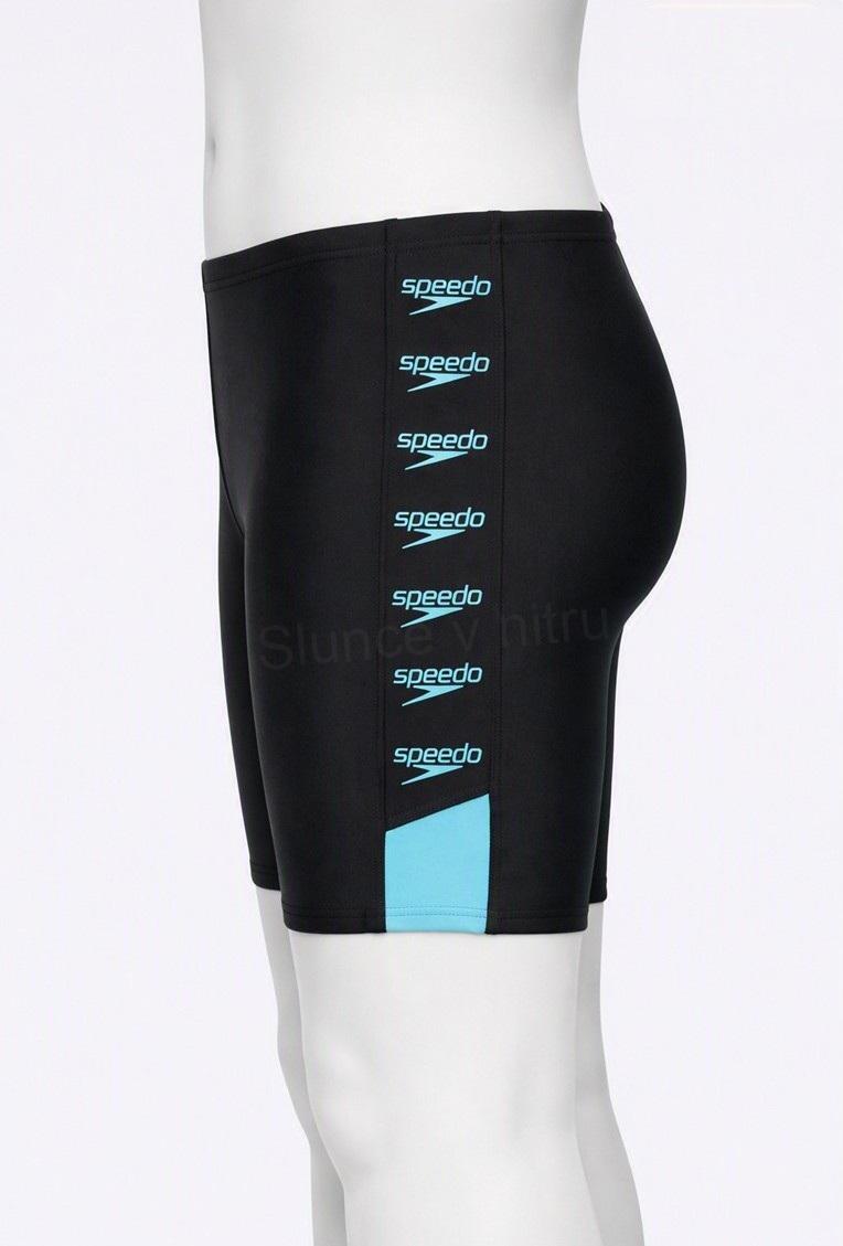 Sportovní chlapecké plavky Speedo 176 černo‑modré (W179)