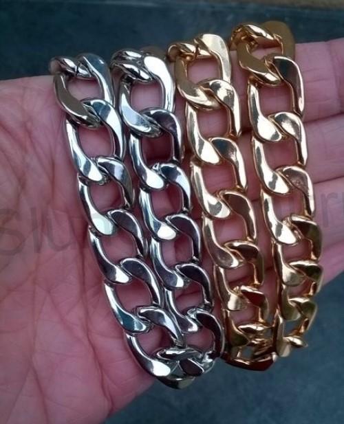 Silný řetízek na krk z nerez oceli velikost 42 cm (Y14)