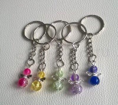 Přívěsek na klíče - andílek pro štěstí (H452)