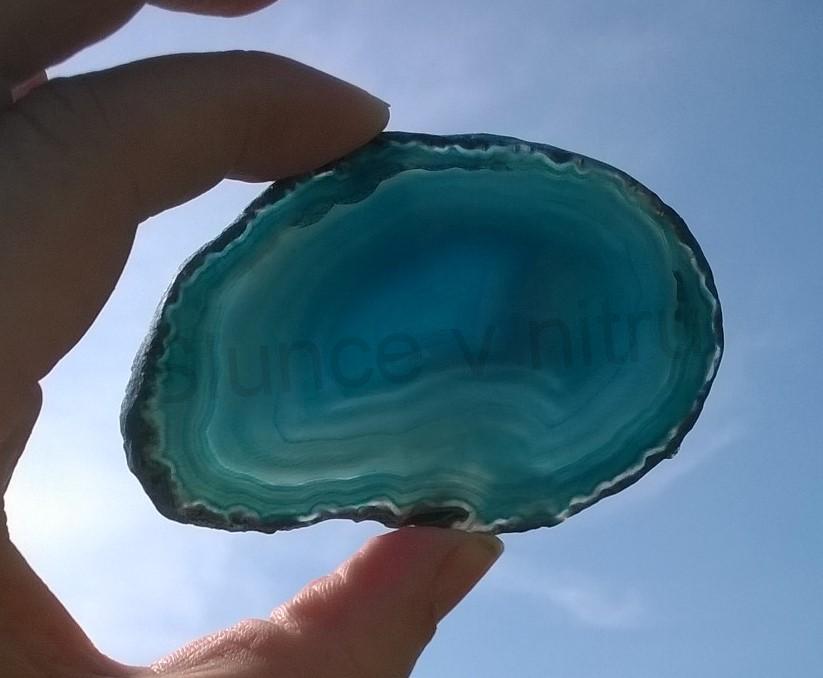 Achát plátek 42g - (Brazílie) (X1630)