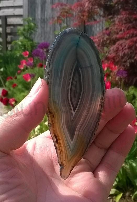 Achát plátek 36g - (Brazílie) (X1632)