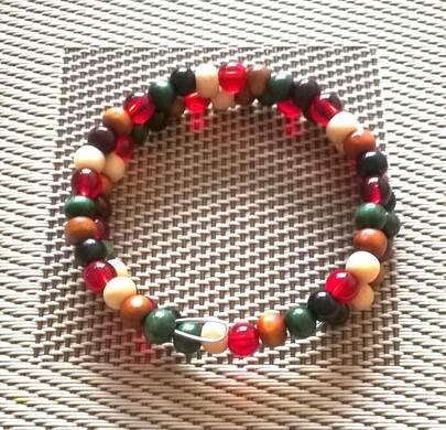 Minerální náramek s granátem (BC163)