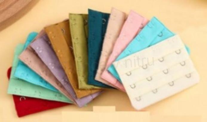 Prodloužení obvodu podprsenky bez pruženky šíře 56 mm třiřadé - fialové Tmavé (C674)