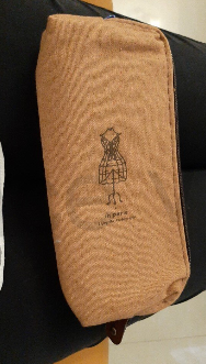 Kosmetická taštička, penál, peněženka hnědá (H31)