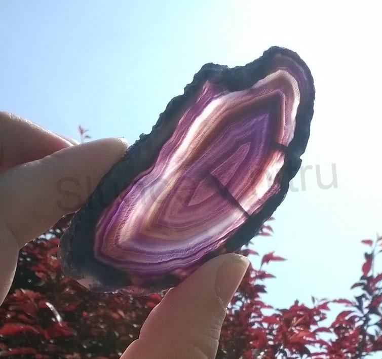 Achát plátek 34g - (Brazílie) (X1654)