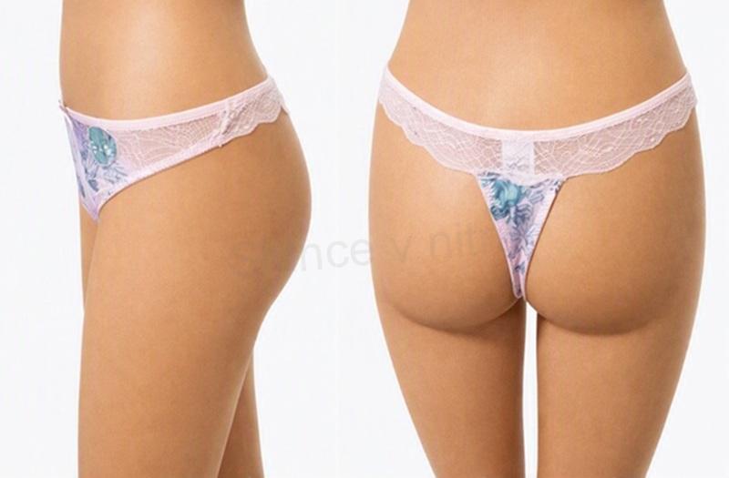 Dámské sexy krajkové kalhotky, tanga – velikost L (K302)