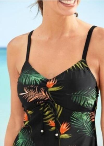 Dámské koupací tankini Bonprix velikost L (K320)