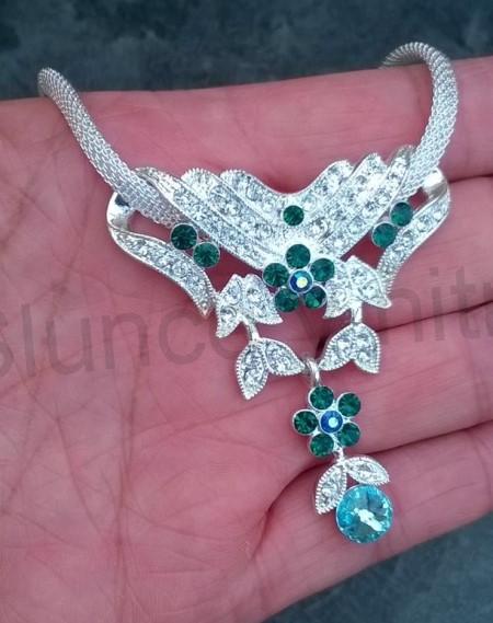 Souprava šperků s náušnicemi a kamínky (BS121)