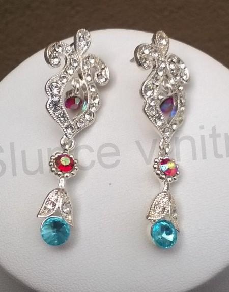 Souprava šperků s náušnicemi a kamínky (BS123)