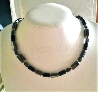 Hematitový minerální náhrdelník (X1682)