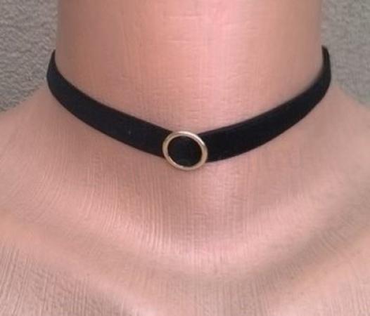 Náhrdelník choker s kroužkem (BD727)