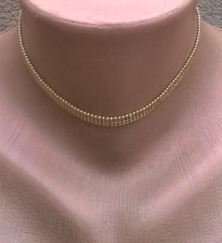 Náhrdelník choker řetízkový (BD729)