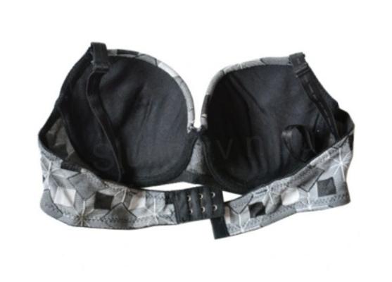 Dámská Push-up lehká podprsenka s kosticemi růžová velikost 38 (K347)