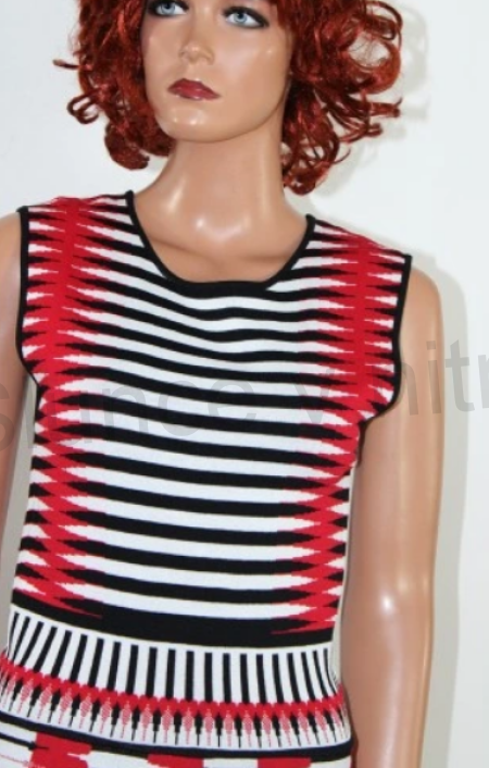 Dámské modní, trapézové šaty velikost L (K350)