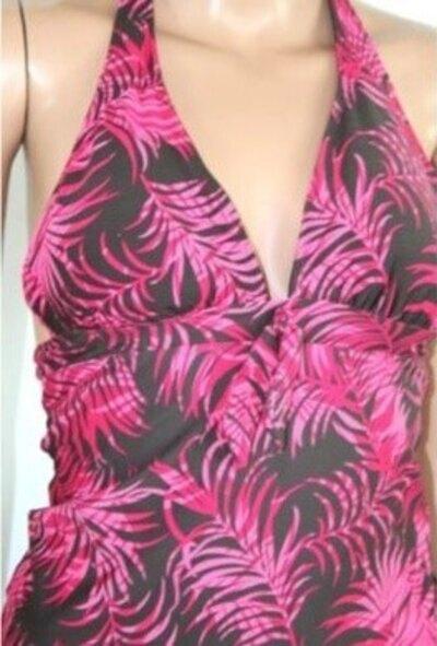 Dámské koupací tankini – horní díl Iris & Lilly velikost XS (K358)