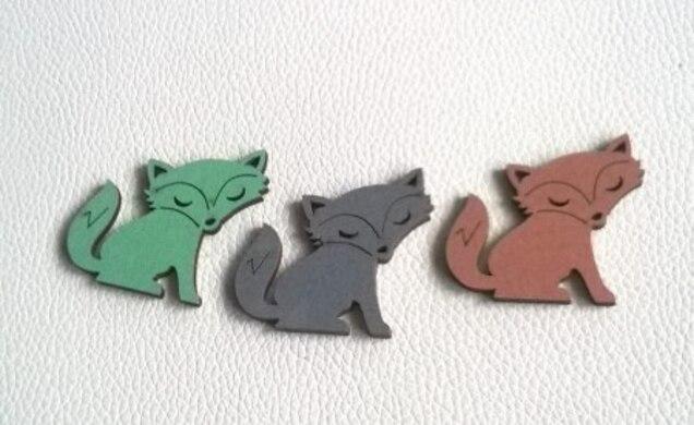 Dřevěné výřezy liška Hnědá (V81)