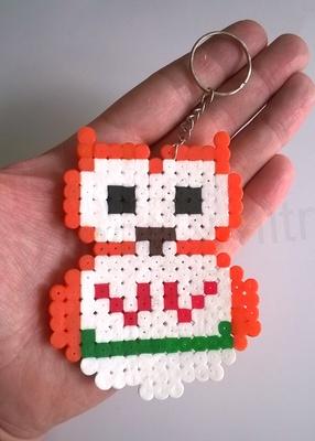 Přívěsek, klíčenka, dekorace Sova (D731)