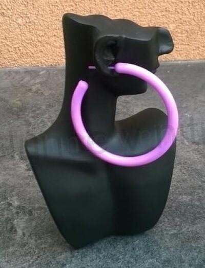 Náušnice kruhy hypoalergení velikost 4,8 cm Žluté (BB742)