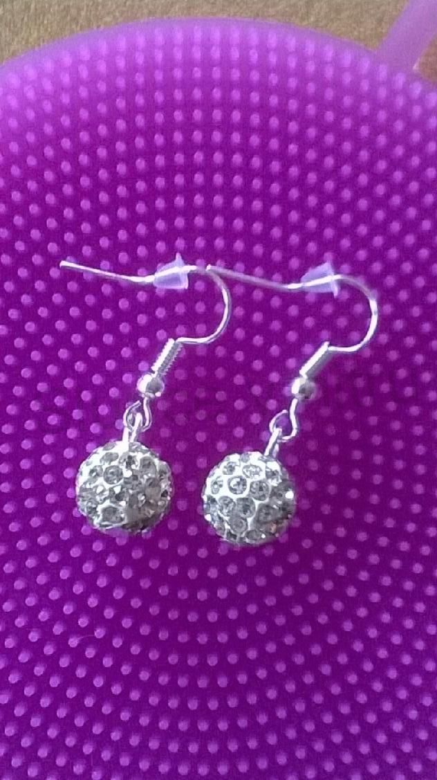 Náušnice kuličky Swarovski 10mm (BB96)