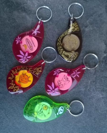 Klíčenka se žetonem do nákupních košíku Čert, čertík (H460)