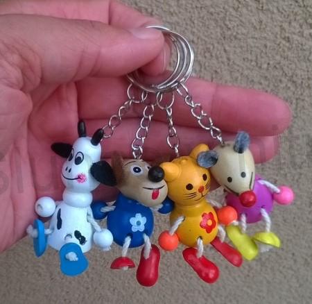 Klíčenka, přívěšek veselá zviřátka Kočíčka (H461)
