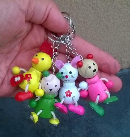 Klíčenka, přívěšek veselá zviřátka více motivu (H463)