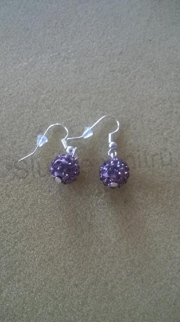 Náušnice kuličky Swarovski 10mm (BB97)