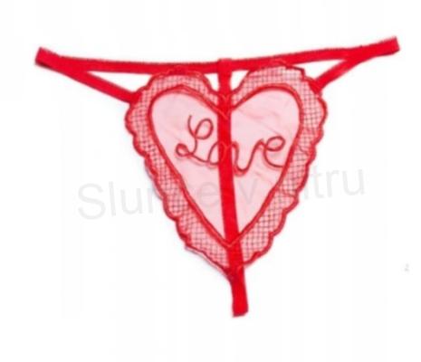 Dámské sexy kalhotky - tanga Srdce (K377)