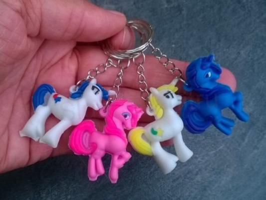 Kličenka, přívěšek My litle pony, koník 3D  Růžový (H44)