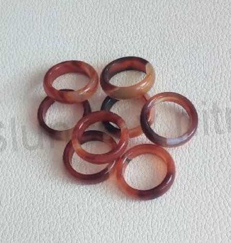 Minerální prsten Achát multi velikost 52 (X1713)