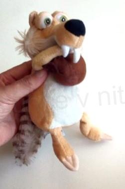 Plyšová hračka Veverka Scrat Doba Ledová 4 - 20 cm (D894)