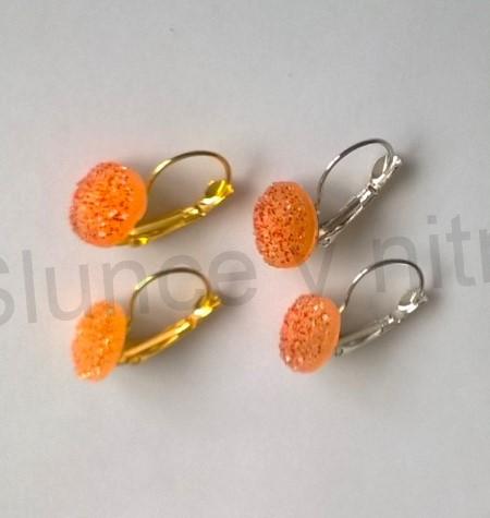 Visací orgonitové náušnice (BB747)