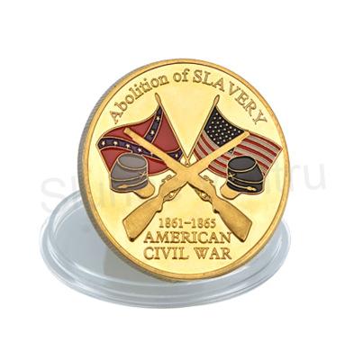 Pozlacená Americká občanská válka - mince (MA2)