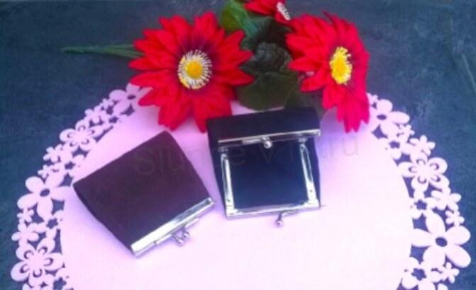 Peněženka na mince semišová 2 barvy (J38)