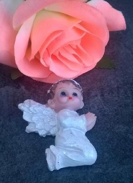 Dekorace, ozdoba Anděl, andílek magnetka (H508)