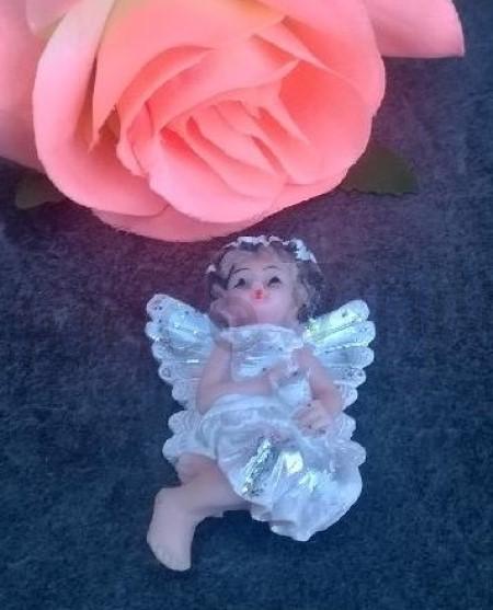 Dekorace, ozdoba Anděl, andílek magnetka (H512)