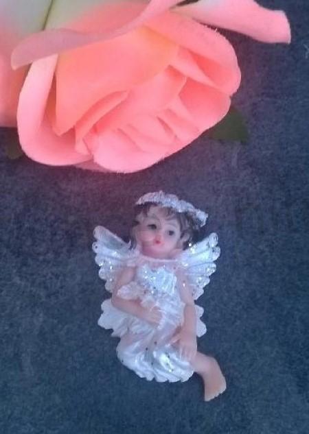 Dekorace, ozdoba Anděl, andílek magnetka (H513)